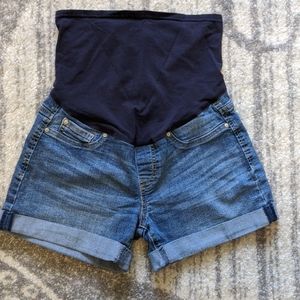Levi Strauss Jean Stretch Maternity Shorts